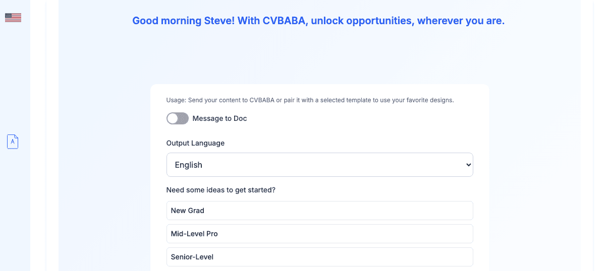 CVBABA – Career Platform for Emerging Markets